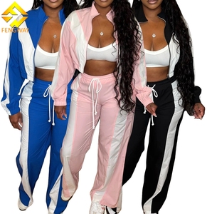 Set autunno Casual <span class=keywords><strong>da</strong></span> <span class=keywords><strong>donna</strong></span> giacca a maniche lunghe con cerniera Top tailleur autunno attivo <span class=keywords><strong>tuta</strong></span> <span class=keywords><strong>sportiva</strong></span> due 2 pezzi pantaloni <span class=keywords><strong>da</strong></span> <span class=keywords><strong>donna</strong></span> - Product Image 1