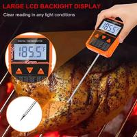 Vente directe d'usine - Thermomètre alimentaire en acier inoxydable avec clip, thermomètre pour bonbons, friture, café, barbecue