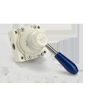 Válvula Direccional Manual Controlada por Solenoide 4HV210-08, Válvula de Aire de Encendido/Apagado, Estructura de Piloto para Medios Gaseosos, Personalización OEM - Product Image 2