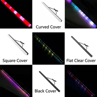 Barra de Píxeles LED RGB DMX512/SPI de 1m, IP65, 65 Píxeles Individualmente Direccionables, Luz de Mapeo de Píxeles Programable para Techo de Escenario Digital