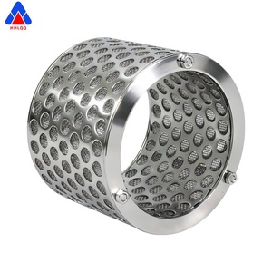 Elemento filtrante de malla metálica lavable de acero inoxidable 316 de alta resistencia con conexión de brida de la fábrica Huahang - Product Image 4