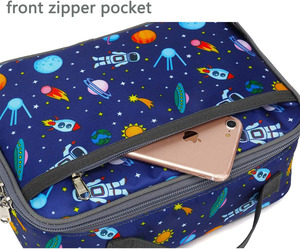 Conception de modèle personnalisé Boîte à lunch isolée de luxe à la mode Mini sac isotherme Portable <span class=keywords><strong>Kit</strong></span> fourre-tout thermique pour les boîtes de conserve scolaires - Product Image 2
