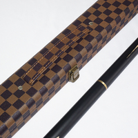 Queue de billard 3/4 articulée personnalisée faite à la main de haute qualité tête 9-10mm queue en bois massif d'ébène avec étui pour queue de billard