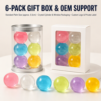 Jouet boule ronde colorée, transparente et lumineuse, cadeau original pour enfants, décoration de bureau, décoration intérieure, vente en gros pour détaillants
