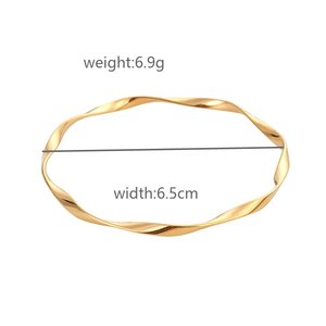 Nouvelle tendance en acier inoxydable plaqué or étanche en acier inoxydable Designer Bracelet Bijoux Accessoires Couleur or - Product Image 2