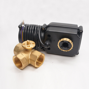 Válvulas de Agua Motorizadas de 3 Vías Winvall IP67 24VDC de Accionamiento Rápido (3s Encendido/Apagado) con Control de Flujo, de Latón, Tipo ODM WRA-42024A+W8B - Product Image 4