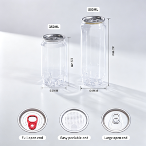 Boîte en plastique avec logo personnalisé et couvercle facile à ouvrir en PET pour conteneur personnalisé 500ml 1000ml 200ml 250ml 700ml 300ml 400ml 150ml 350ml 16oz - Product Image 3