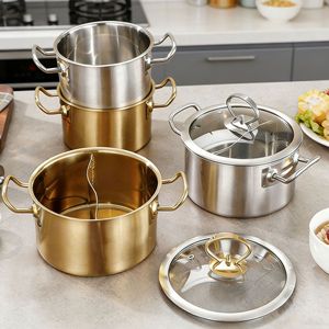 Olla para Sopa Dorada y Plateada de 2.1L y 4L, Compatible con Inducción, para Cocinar - Product Image 3