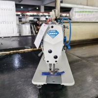 JUKKYNew 9806 Machine à coudre industrielle point noué, simple aiguille, commande manuelle, 220V, à colonne, 5000 points/min, pour usine de fabrication