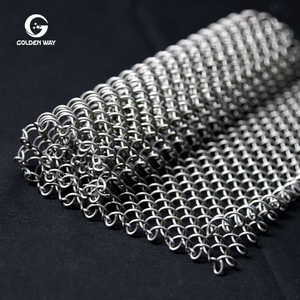 Cường Độ Cao Trọng Lượng Nhẹ Thép Không Gỉ Trang Trí Lưới Chuỗi Liên Kết Dây Đồng Bằng Dệt Nghệ Thuật Tự Làm Hàng Thủ Công Nhà Máy Trực Tiếp - Product Image 3