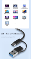 Boîtier SSD M.2 VONN Factory USB 3.2 Gen 2 NVME NGFF 10G haute vitesse avec câble SATA et fentes pour cartes SD/TF