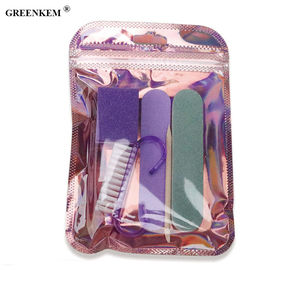 Mini bloque de tofu de una sola vez, tira de pulido corta, lima de uñas, cepillos de cuerno de vaca, palos de madera, lima de uñas, lima de uñas de ambos lados - Product Image 3
