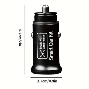 Caricabatterie per Auto Universale USB + Type-C in Materiale ABS, Uscita 12V/2A, Modello TR200, Certificazione MIF, Localizzatore Find My Tracker - Product Image 6
