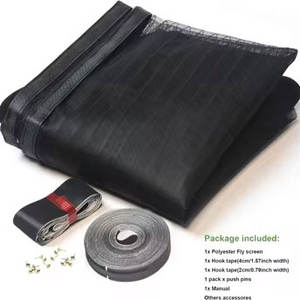 Malla <span class=keywords><strong>Mosquitera</strong></span> Magnética para Puerta, 2 Piezas, Cortina de Malla para Verano, Antimosquitos, de Poliéster <span class=keywords><strong>con</strong></span> Imán - Product Image 4