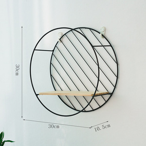 Demir duvar rafı organizatör tutucu Modern oturma odası dekor raflar Metal duvar ekranı raflar yüzer Metal depolama raf - Product Image 6