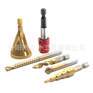 6pc Drill Bit Set Forstner Bell Hanger Woodworking 6.35mm Shank 85mm Length Transparent Box Packaging - Product Image 3