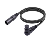 Adaptateur de câble d'extension de microphone XLR, connecteur micro XLR femelle 90 degrés vers XLR mâle droit 3 broches pour haut-parleur