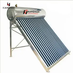 Non-pressurized 200L vacuum tube water heater with solar with fittings