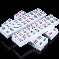 Jeu de Mahjong de voyage portable moderne personnalisé en mélamine durable de 30 mm pour 4 joueurs