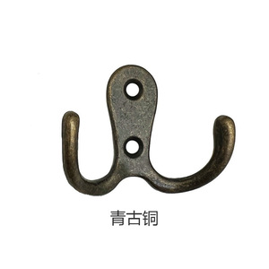 Mingmao Hardware Double Wall <b>Hook</b> Antique Bronze Finish Vintage Style Durable Metal Coat <b>Hook</b> - Product Image 1