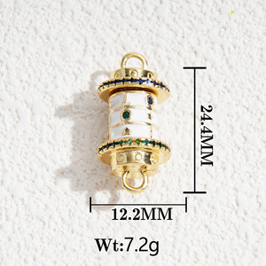 European American Fashion Copper Fish Pendant DIY Jewelry Set For Necklace Making Mixed Shapes Brass Findings XF386 393 - Product Image 4