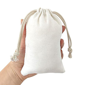 Bolsa de Tela de Algodón con Cordón y Logotipo Personalizado, Forro Impermeable, Bolsa para Velas, en Oferta - Product Image 2
