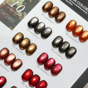 Cat Eye Gel Polish <b>Set</b> Custom logo 15ml Uv Gel <b>Nail</b> Polish Supplier Wholesale Eco-friendly China AILANUO 10 Colors - Product Image 4