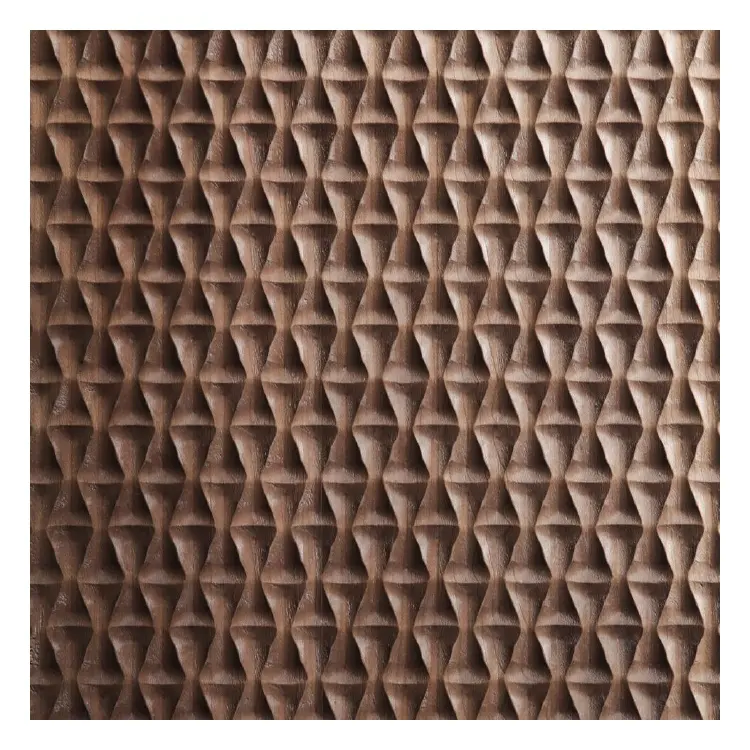 Papan Ekologi Kayu Solid Tekstur Pabrik, Papan Dekorasi Penutup Dinding Kayu 3D