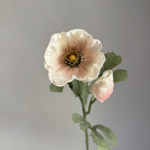 2 Cabezas de Flor de Amapola de PU, Ramo de Anémonas Pequeñas, Accesorios de Decoración para Sala de Estar, Mesa de Comedor, Decoración del Hogar, Artificial - Product Image 6