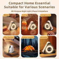 Guirlandes lumineuses LED rechargeables portables, veilleuse avec indice d'étanchéité IP44, longueurs réglables pour une utilisation en extérieur à Noël