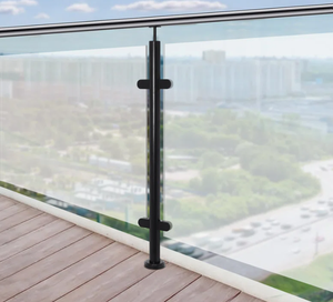 Colonne carrée de poteau de serrage résistant aux intempéries en acier inoxydable <span class=keywords><strong>INOX</strong></span> 304 - Product Image 3