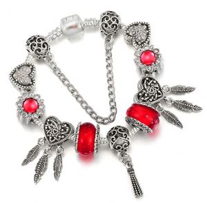 Bracelet <span class=keywords><strong>attrape</strong></span>-rêves en forme <span class=keywords><strong>de</strong></span> cœur avec pompon, bracelet <span class=keywords><strong>DIY</strong></span> <span class=keywords><strong>Arbre</strong></span> <span class=keywords><strong>de</strong></span> <span class=keywords><strong>Vie</strong></span> en pierres précieuses - Product Image 4