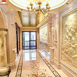 Mármol Natural <span class=keywords><strong>Shanna</strong></span> Royal Botticino King Beige, Duradero, Impermeable, Pulido, de Lujo, para Paredes y Pisos, para Villas, Hoteles, Diseño Moderno - Product Image 3