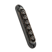 Feu latéral de camion HY-6 Black Hawk Series E8 à 6 LED avec lentille, 12-24V, pour remorque, compatible OLIVER 3W MK-023
