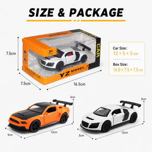 <span class=keywords><strong>Prix</strong></span> d'usine : Voiture de sport miniature en métal moulé sous pression 1:36, modèles R8 et Mustang, avec <span class=keywords><strong>portes</strong></span> ouvrantes, pour garçons, vente en gros - Product Image 5