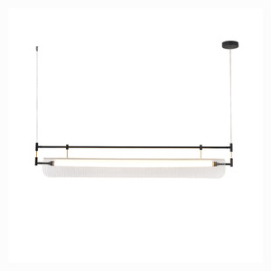 Luminaire linéaire d'art créatif de designer italien, lustre minimaliste pour salle à manger, bar, îlot de cuisine, comptoir - Product Image 2