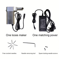 Machine électrique portative pour la création instantanée de dreadlocks, outil de crochet DIY pour extensions de locs, pour cheveux naturels et synthétiques