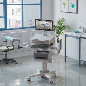 맞춤형 병원 사용 ECG 트롤리 높이 조절 가능한 디자인 병원, 클리닉용 도난 방지 잠금 의료 트롤리 카트 - Product Image 6