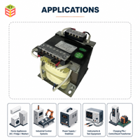 Transformateur d'isolement basse fréquence 300V 50Hz 4800VAC, transformateur à lamelles EI avec bornier pour l'industrie des nouvelles énergies