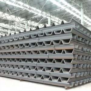 Pile de tôle en acier en forme de U de palplanches de type 2 pour la construction de bâtiments de fournisseur chinois - Product Image 5