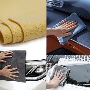 Chiffon de nettoyage en microfibre pour verre et voiture 30x30cm super absorbant sans peluches - Product Image 4