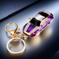 Gantungan Kunci Mobil Model Alloy Wanita Lucu Kreatif Edisi Korea Liontin Tas Gantungan Kunci Logam Cincin Hadiah Kecil