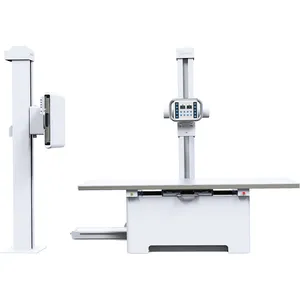 Sistema de imagens de raio x, 50kw inteligente digital sistema de raio x dr com painel plano detector portátil, painel plano de raio x