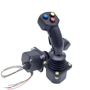 Joystick aéreo para vehículo, potenciómetro de salida analógica de 4 vías, controlador de palanca de efecto hall