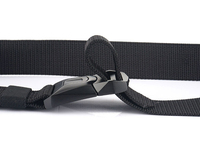 Ceinture en nylon tactique noire de haute qualité de 5cm avec boucle de ceinture de sécurité-cadeau parfait 3.8CM accessoires de ceinture ceinture tactique