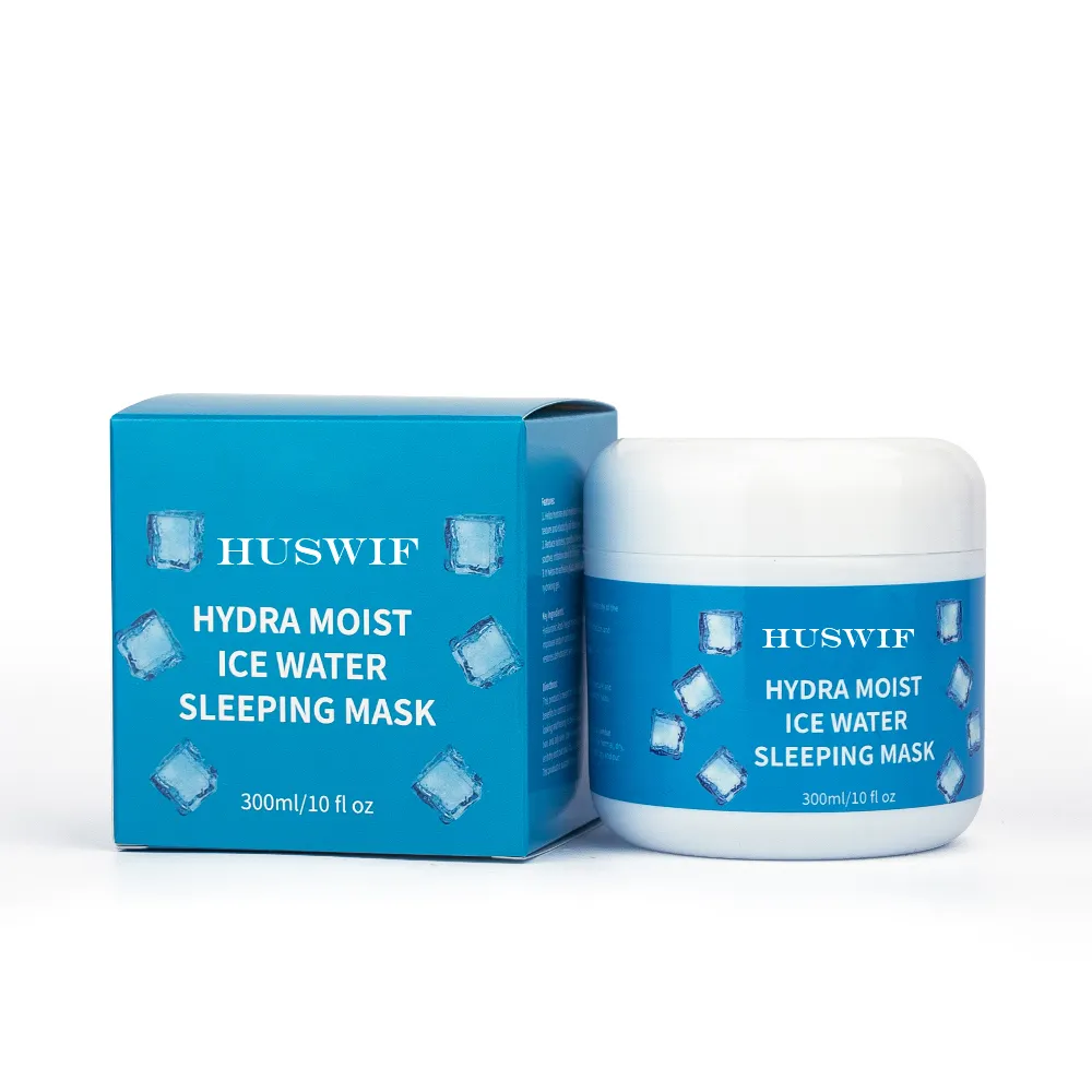 Factory Wholesale Moisturizing Ice Water Hydrating Repair Ice Water Sleeping Mask Collagen Mud Clay Sleep Jelly Mask