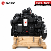 Moteur diesel SCDC Dongfeng Cummis QSB6.7-C190 190HP, moteur diesel turbocompressé pour machines de construction, fabricant OEM
