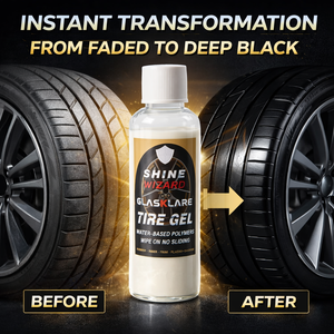 Gel para Neumáticos 50ml, Brillo para Neumáticos sin Residuos, Abrillantador a Base de Agua para un Brillo Negro Intenso, Protección Duradera, Protección UV para Autos - Product Image 6