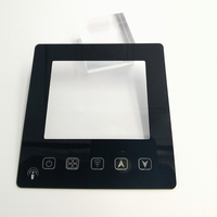 Panel de vidrio templado impermeable IP65 para termostato táctil inteligente-Panel de control antihuellas con dureza 9H