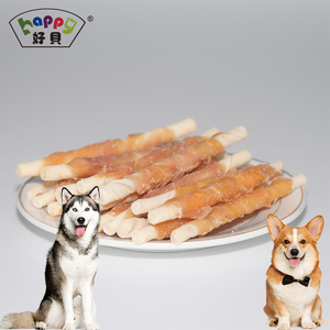 Snack per Cani di Alta Qualità, Rotoli di Pelle Bovina Avvolti in Pollo, Bocconcini per Addestramento e Premi - Product Image 1